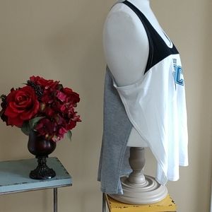 Orlando Magic NEW NBA Adidas Womens Tank Top Split Side Racerback Color Block XL